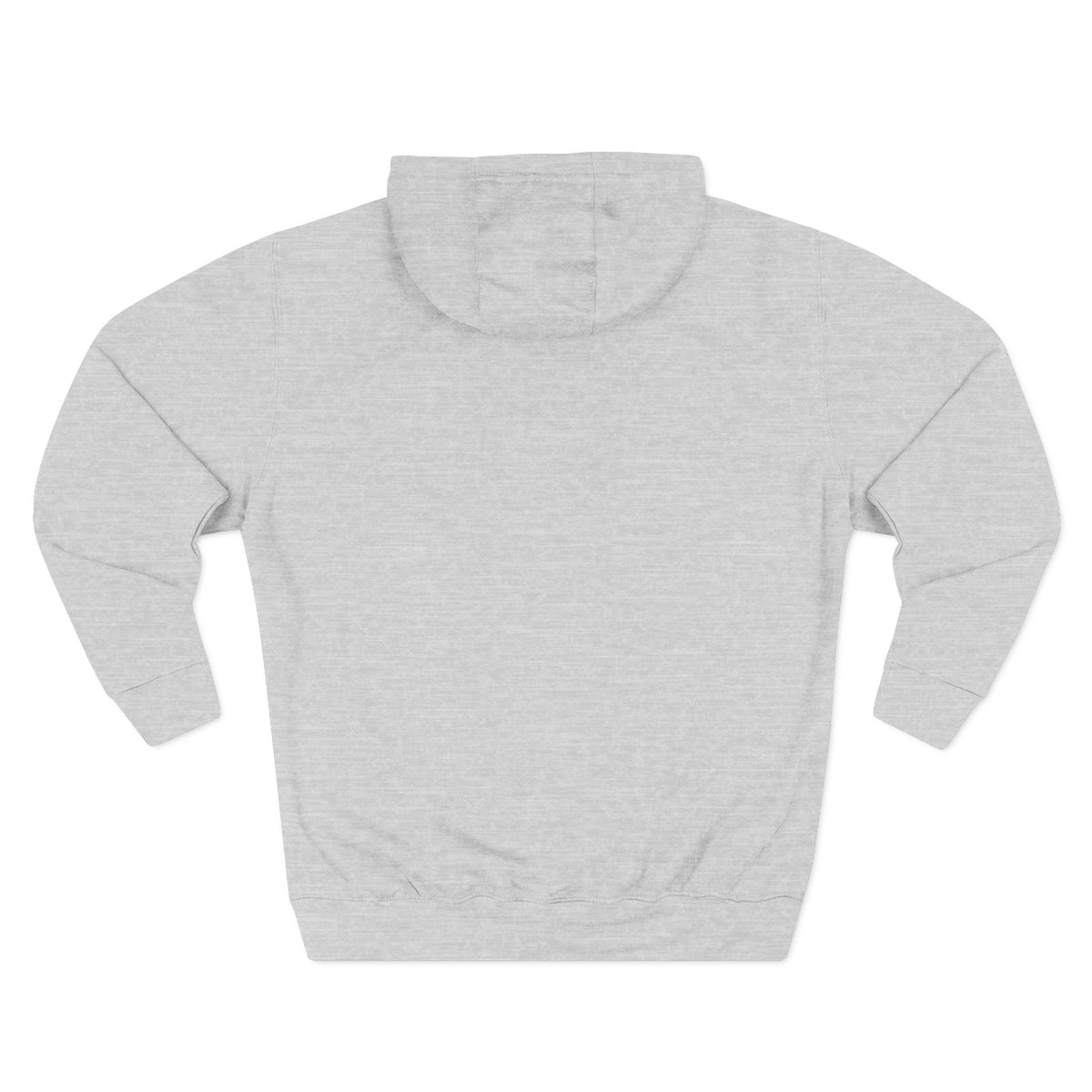Okanagan Supply Co. Retro Sunset Hoodie in heather grey, back view