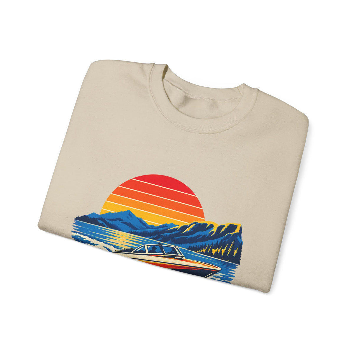 Okanagan Supply Co. Lake Day Speedboat crewneck, view 8
