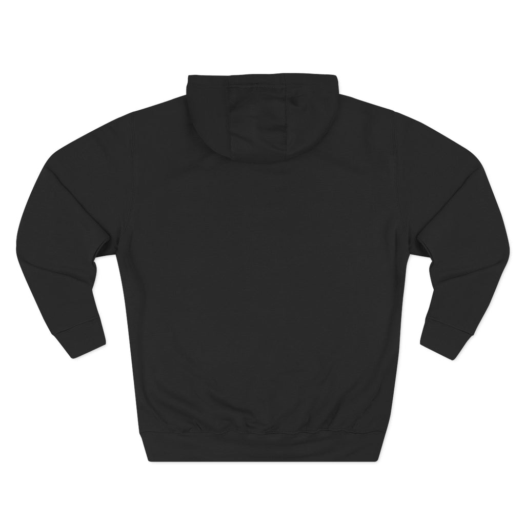 Okanagan Supply Co. Retro Sunset Hoodie in black, back view