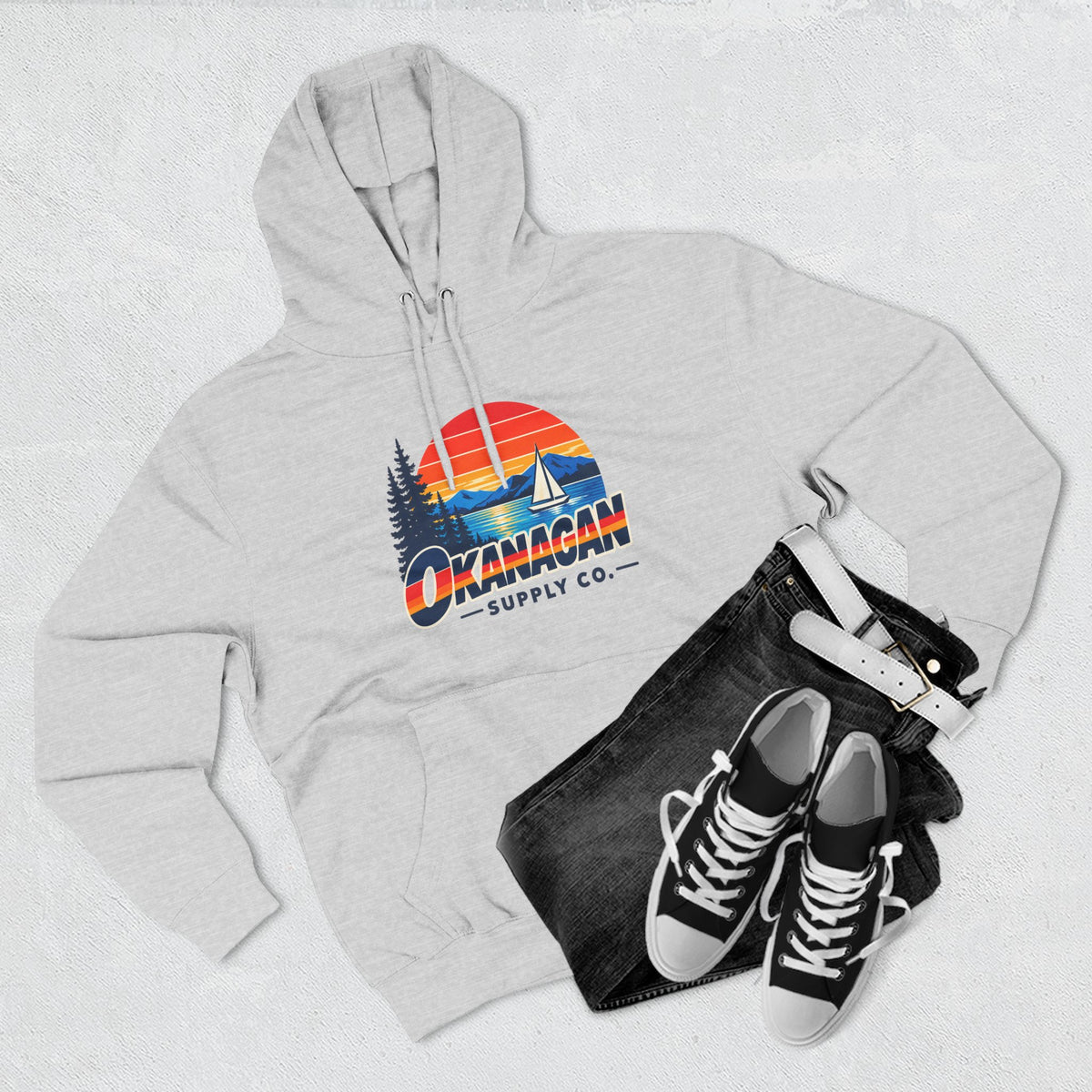 Okanagan Supply Co. Sailboat hoodie, view 5