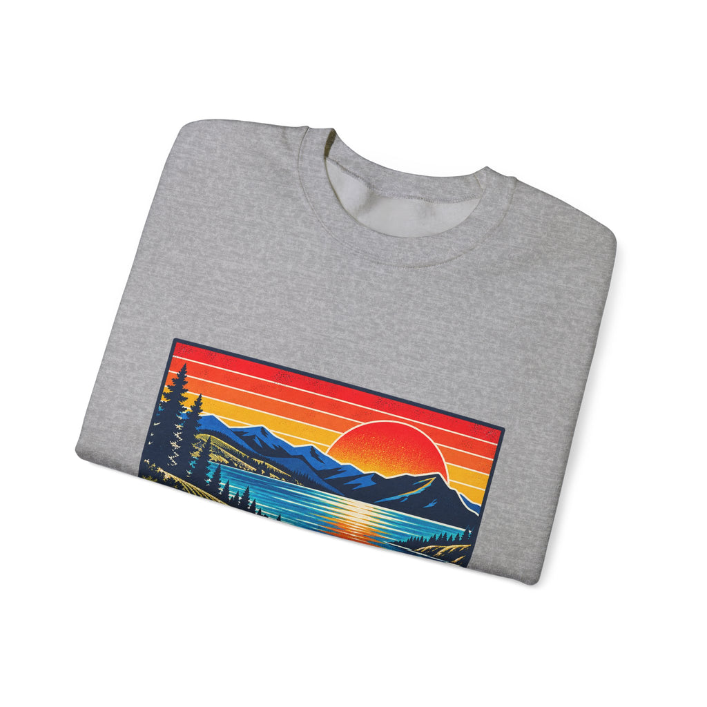Okanagan Supply Co. Retro Sunset crewneck, view 11