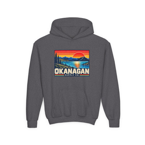 Okanagan Supply Co. Kids Retro Sunset Hoodie