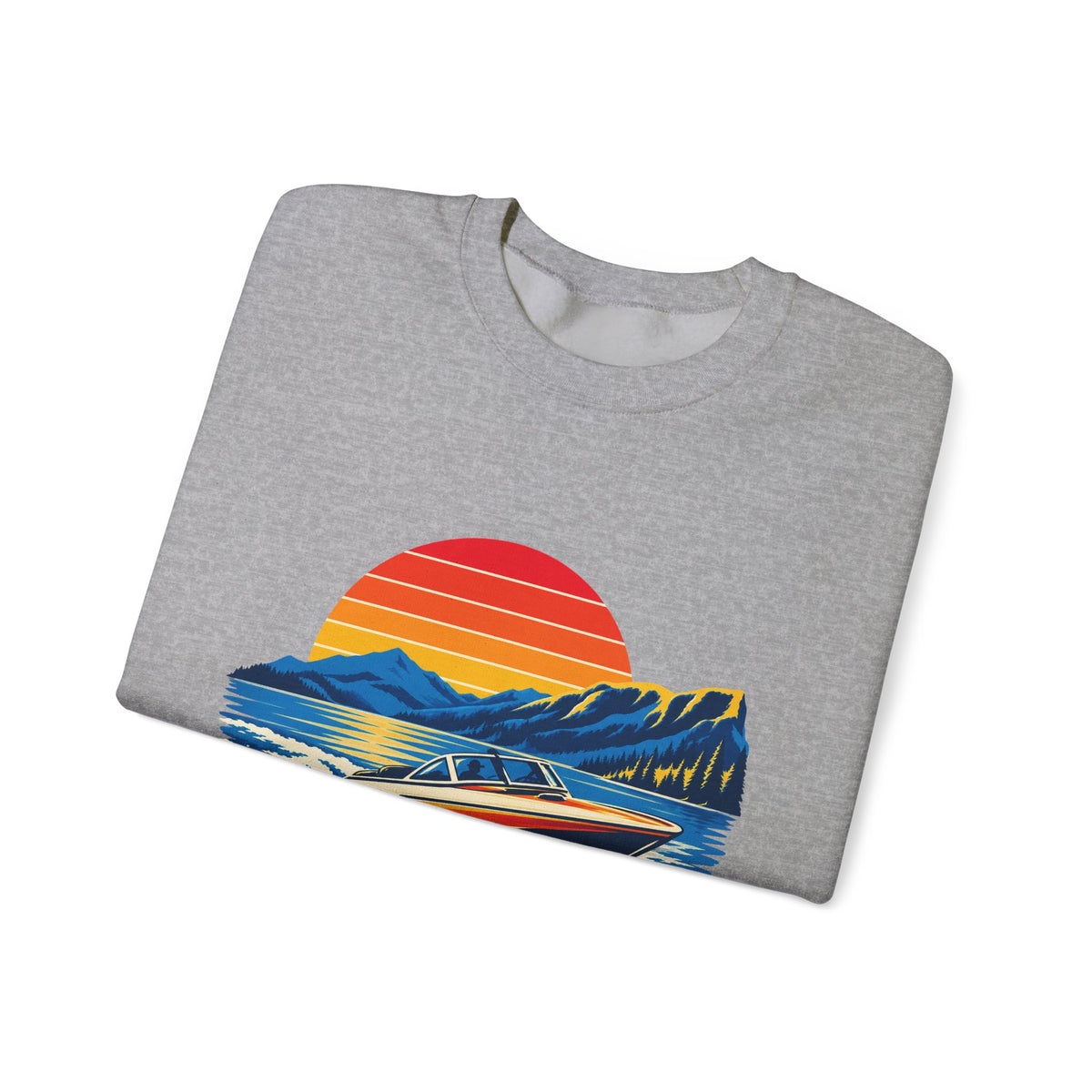 Okanagan Supply Co. Lake Day Speedboat crewneck, view 11
