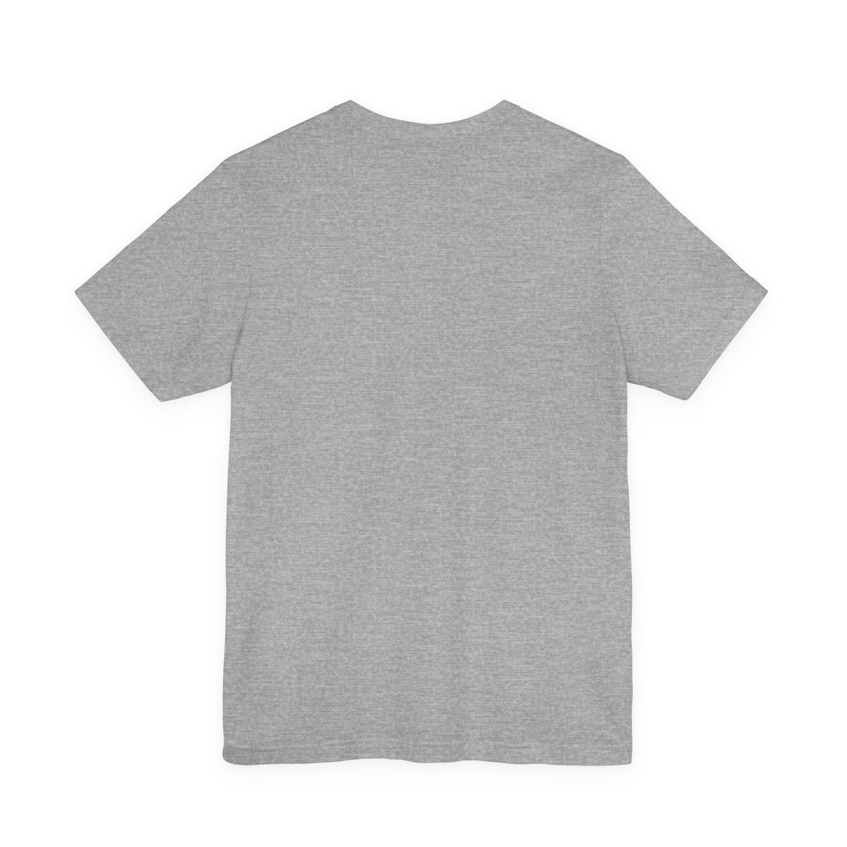 Okanagan Supply Co. Retro Sunset Tee in athletic heather, back view