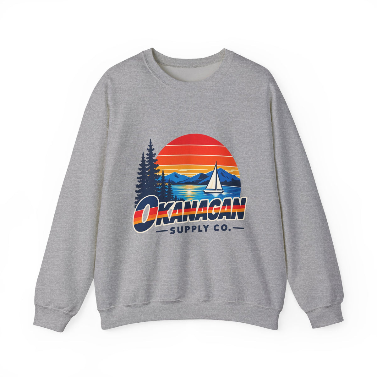 Okanagan Supply Co. Sailboat crewneck, view 3