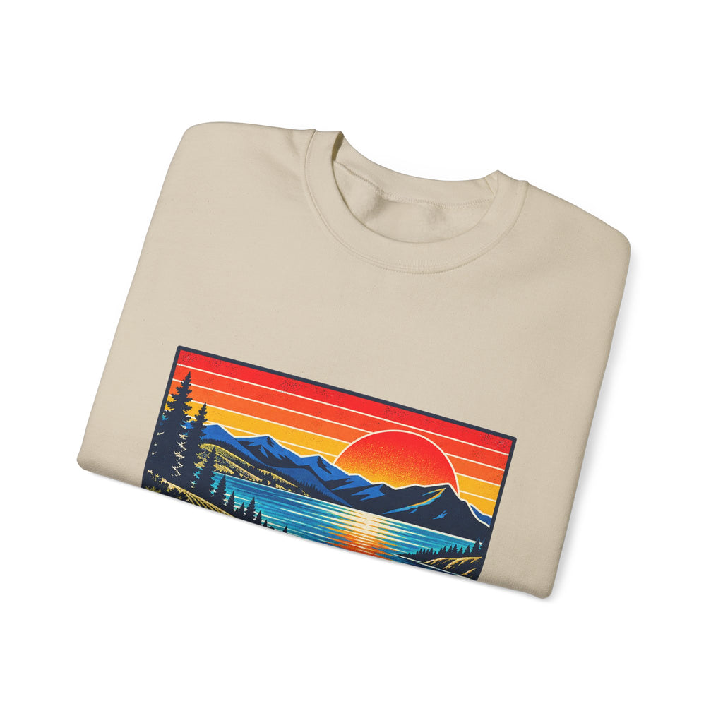 Okanagan Supply Co. Retro Sunset crewneck, view 8