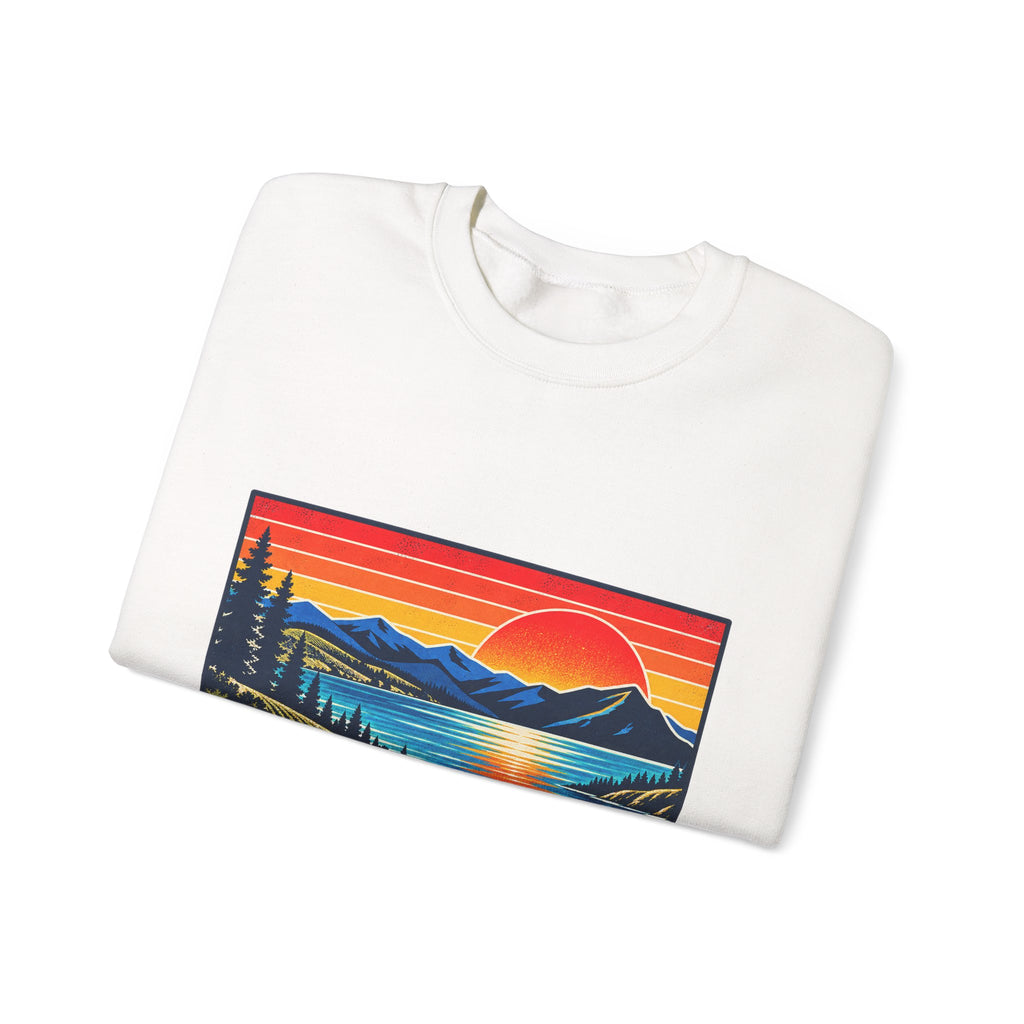 Okanagan Supply Co. Retro Sunset crewneck, view 5
