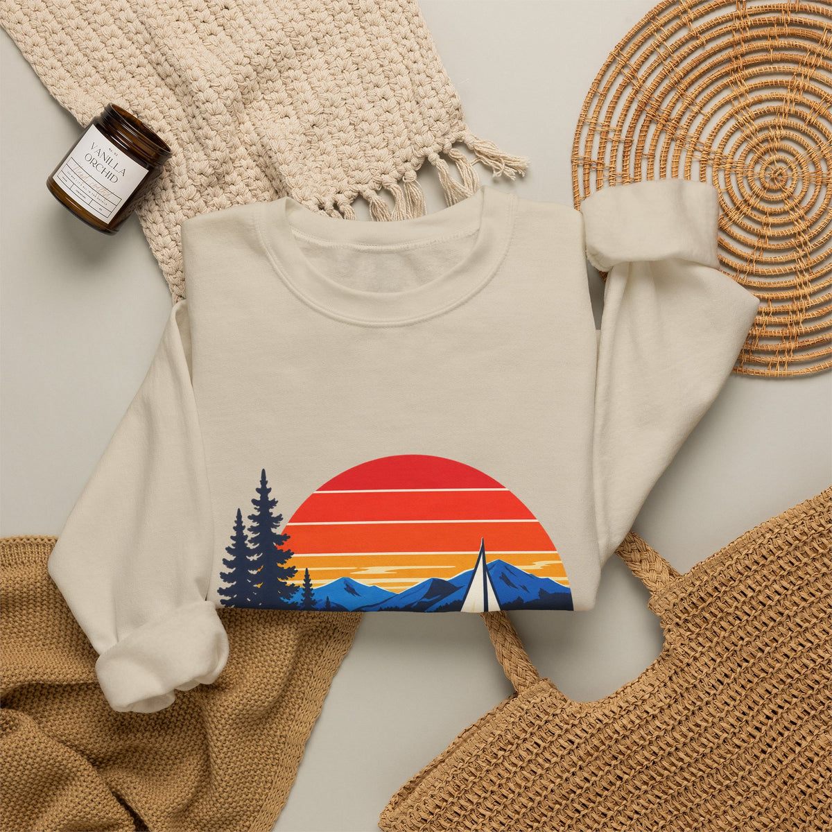 Okanagan Supply Co. Sailboat crewneck, view 9