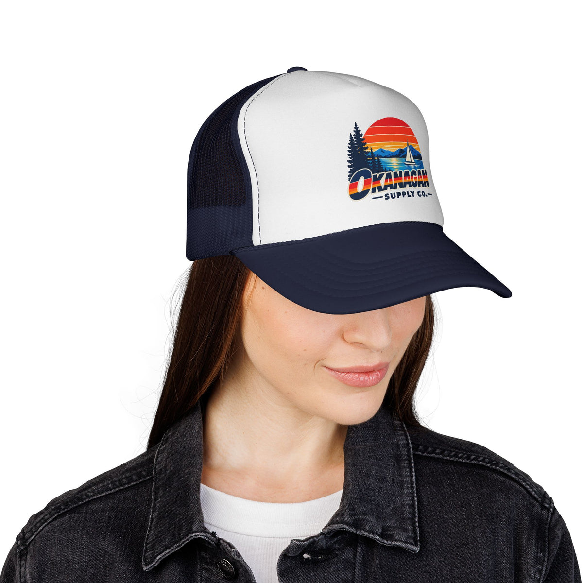 Okanagan Supply Co. Sailboat trucker cap, view 16
