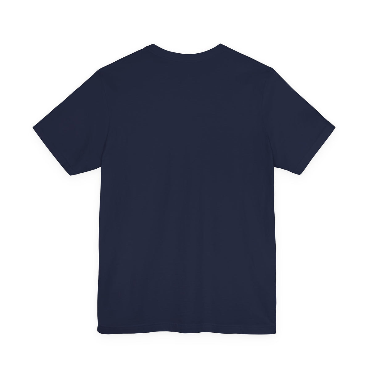 Okanagan Supply Co. Retro Sunset Tee in navy, back view