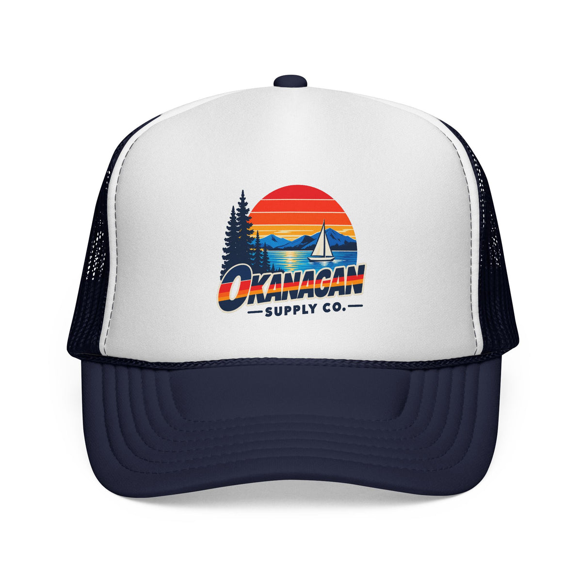 Okanagan Supply Co. Sailboat trucker cap, view 3