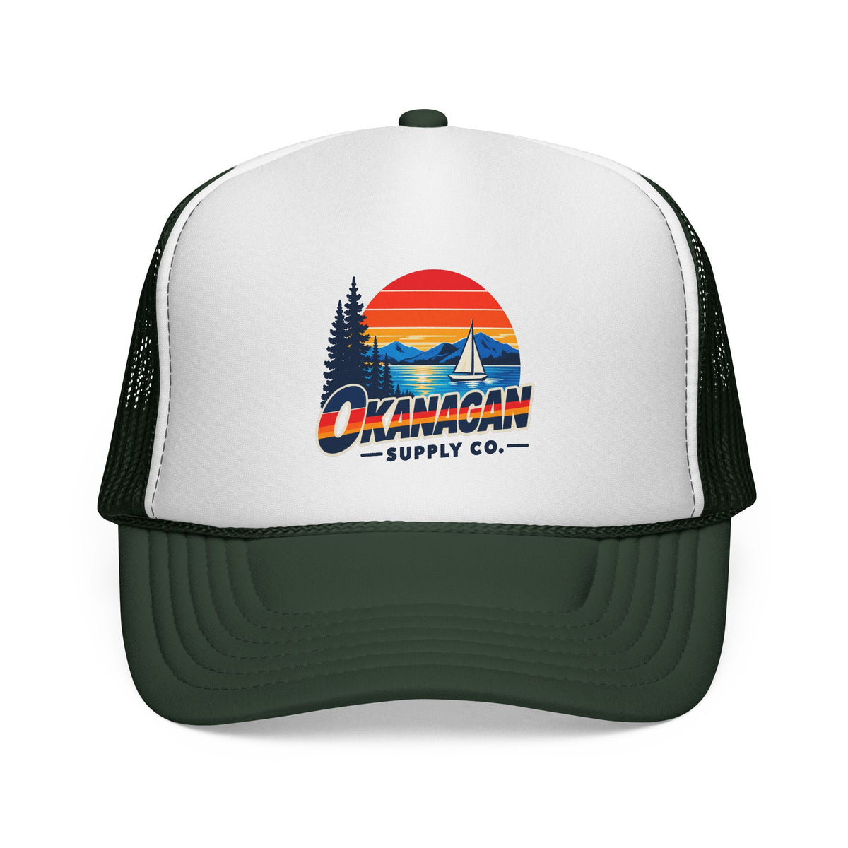 Okanagan Supply Co. Sailboat trucker cap, view 2