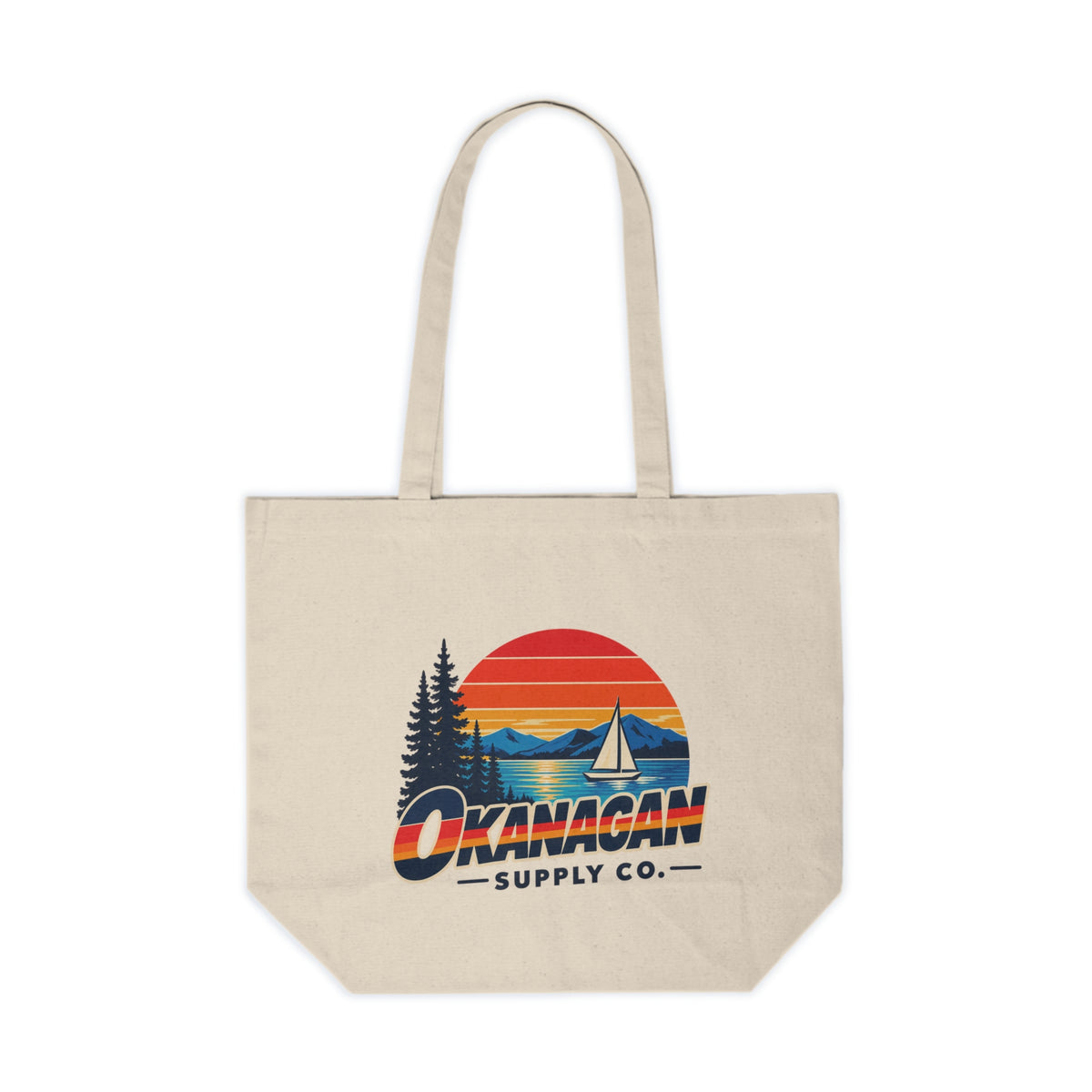 Okanagan Supply Co. Sailboat canvas tote, view 1