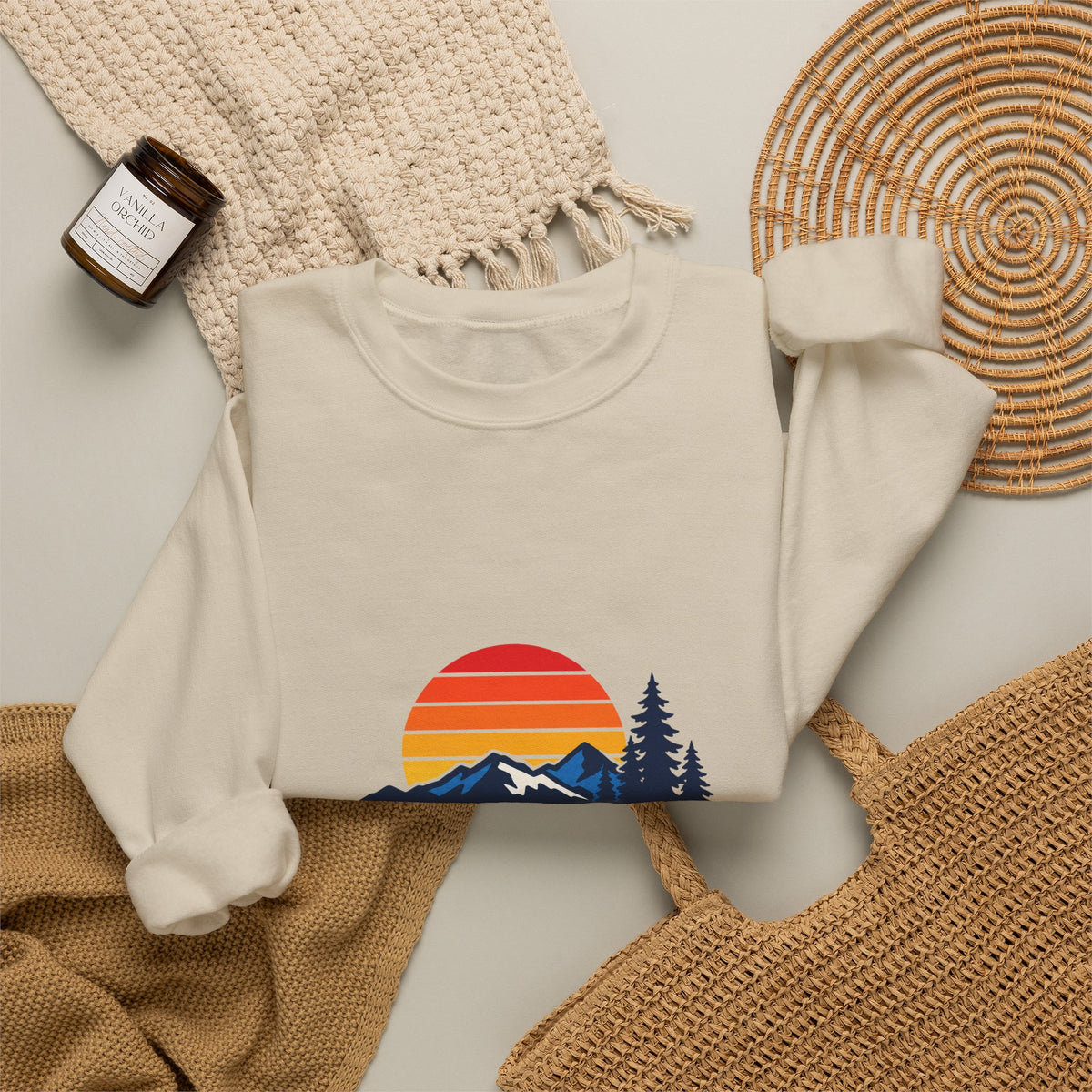 Okanagan Supply Co. Vintage Outdoors crewneck, view 9